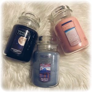 YANKEE CANDLE LARGE JAR CANDLE BUNDLE